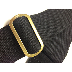 Fender Cotton Oval Black Guitar Strap